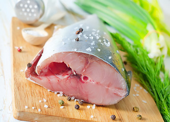 Image showing raw tuna