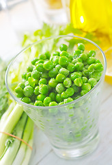 Image showing green peas