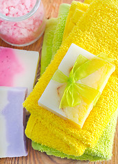 Image showing soap and salt