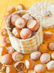 Image showing hazelnuts