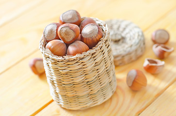 Image showing hazelnuts