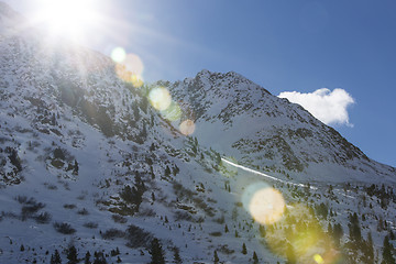 Image showing Wintry mountain landscape in Austria