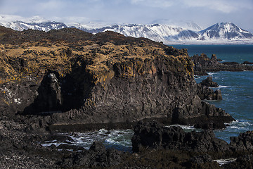 Image showing Impressive volcanic fjords in West Iceland