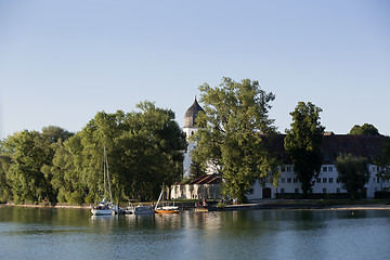 Image showing Isle of Frauenchiemsee in Bavaria, Germany