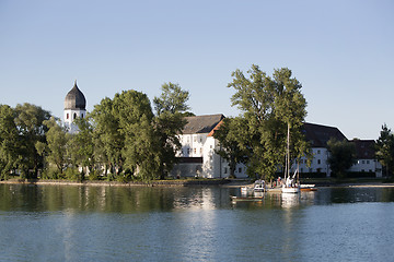 Image showing Isle of Frauenchiemsee in Bavaria, Germany