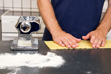 Image showing Making Pasta Detail