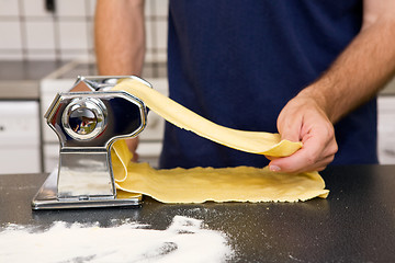 Image showing Making Pasta Detail