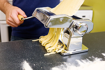 Image showing Making Fettuccine