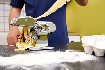 Image showing Making Fettuccine