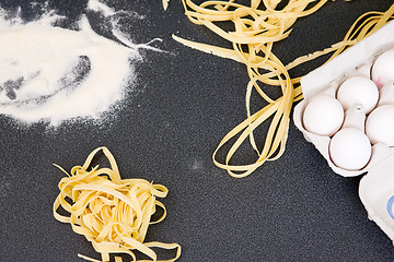 Image showing Fresh Fettuccine Abstract