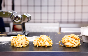 Image showing Fresh Fettuccine