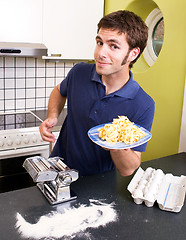 Image showing Fresh Fettuccine