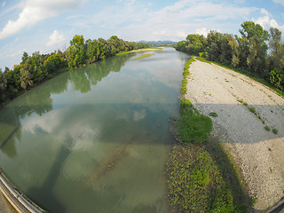 Image showing River Po in Settimo Torinese