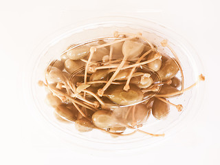 Image showing Retro looking Caper berries