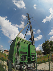 Image showing Aerial tower