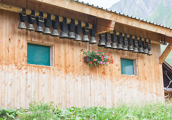 Image showing Swiss cowbells