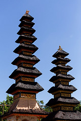 Image showing storey roof Hindu temple