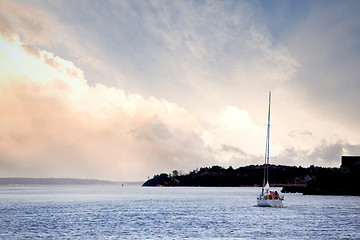 Image showing Small Sail Boat