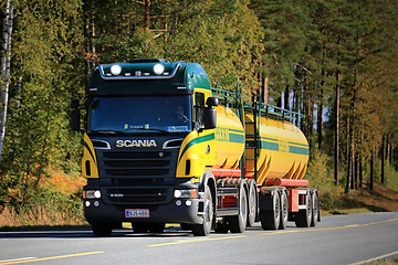 Image showing Scania R500 V8 Tank Truck on the Road