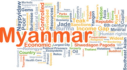 Image showing Myanmar background concept