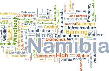 Image showing Namibia background concept