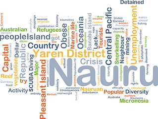 Image showing Nauru background concept