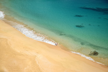 Image showing Crystalline sea beach in Fernando de Noronha,Brazil