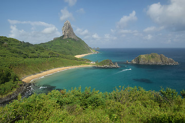 Image showing Crystalline sea beach in Fernando de Noronha,Brazil