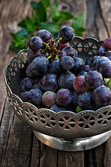Image showing A bunch of grapes