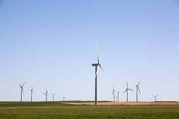 Image showing Wind Turbine Farm