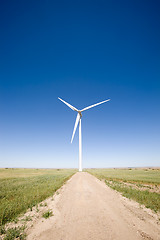 Image showing Wind Turbine on the Prairie