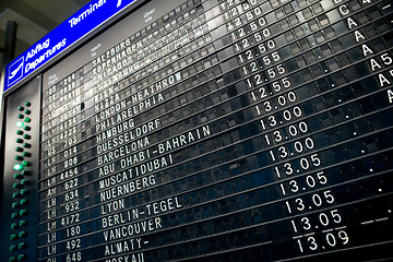 Image showing Flight Times