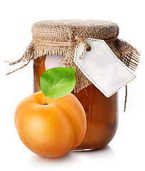 Image showing Apricot and jam