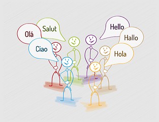 Image showing hello in many languages