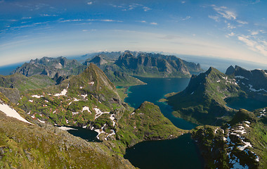 Image showing Lofoten islands panorama