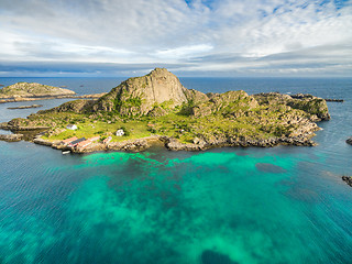 Image showing Islets on Lofoten coast