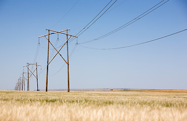 Image showing Prairie Power Line