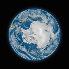 Image showing Antarctica on planet Earth