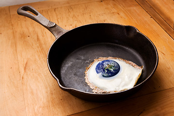 Image showing Fried Earth