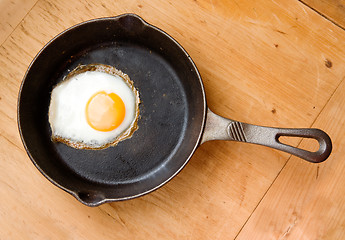 Image showing Fried Egg from Above