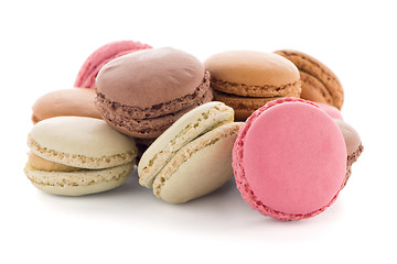 Image showing Colorful French Macarons