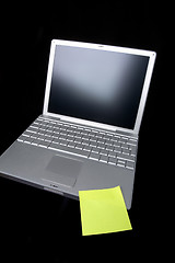 Image showing Sticky Note on Computer