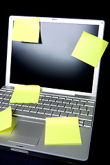 Image showing Sticky Note on Computer