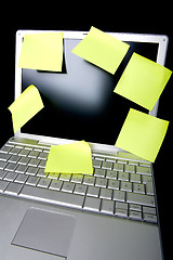 Image showing Sticky Note on Computer