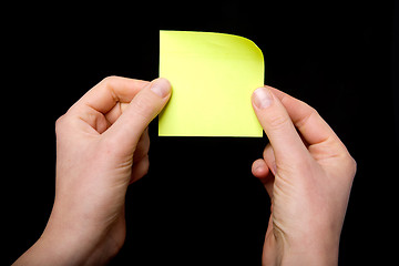 Image showing Sticky Note