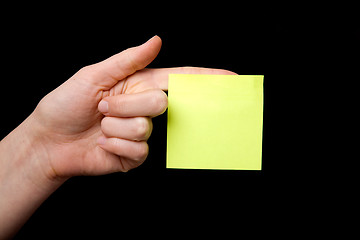 Image showing Sticky Note