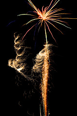 Image showing Simple Fireworks