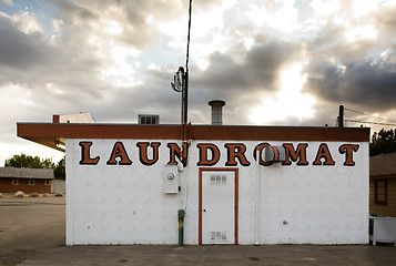 Image showing Vintage Laundromat