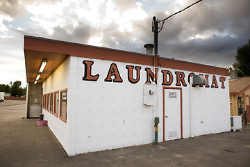 Image showing Vintage Laundromat