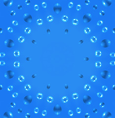 Image showing Abstract air bubbles pattern